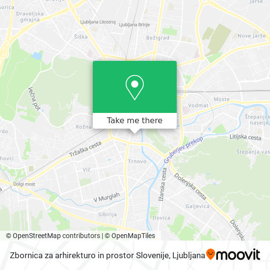 Zbornica za arhirekturo in prostor Slovenije map