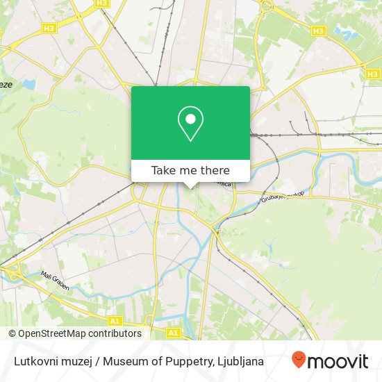 Lutkovni muzej / Museum of Puppetry map