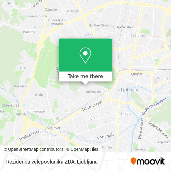 Rezidenca veleposlanika ZDA map