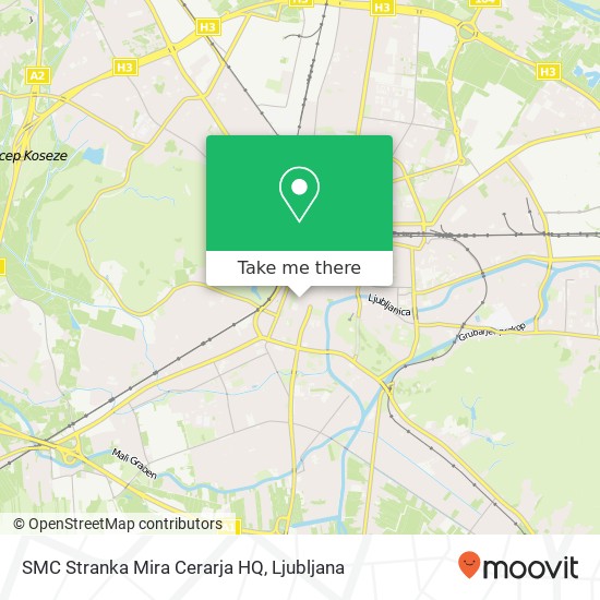 SMC Stranka Mira Cerarja HQ map