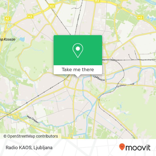 Radio KAOS map