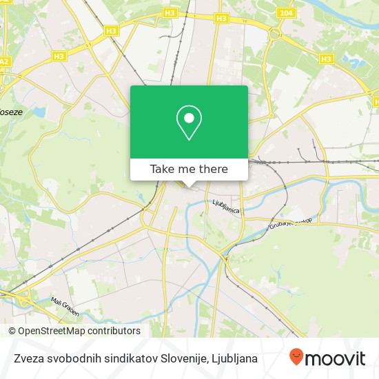Zveza svobodnih sindikatov Slovenije map