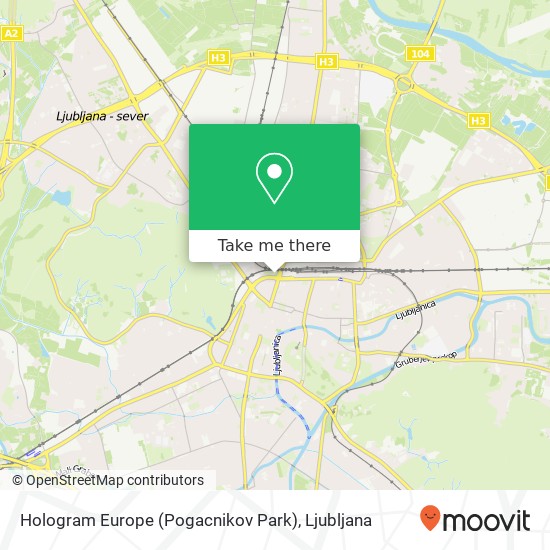 Hologram Europe (Pogacnikov Park) map