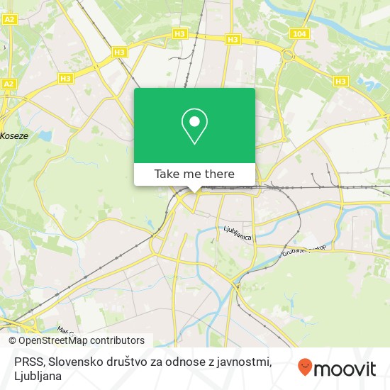 PRSS, Slovensko društvo za odnose z javnostmi map
