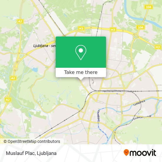 Muslauf Plac map