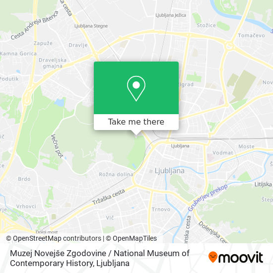 Muzej Novejše Zgodovine / National Museum of Contemporary History map
