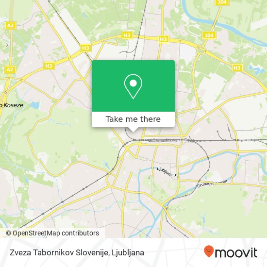 Zveza Tabornikov Slovenije map
