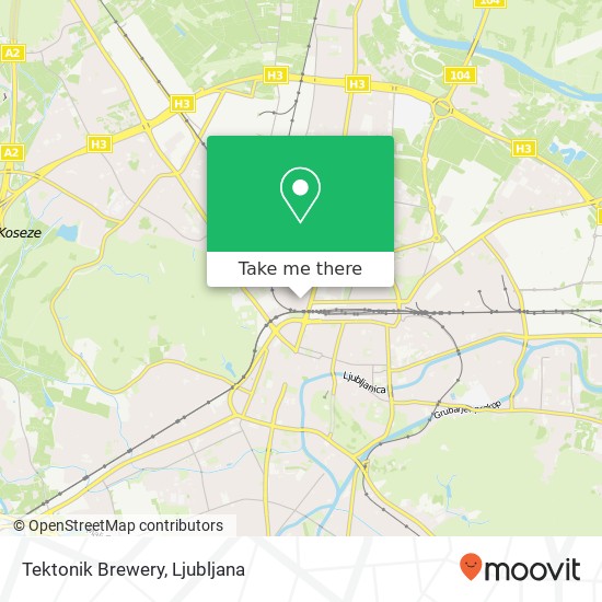 Tektonik Brewery map