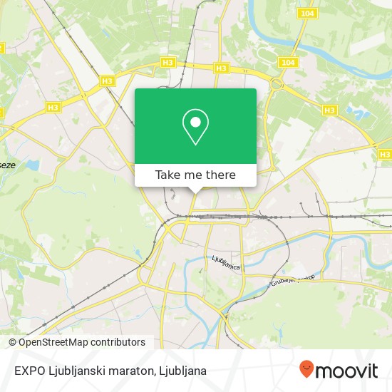EXPO Ljubljanski maraton map