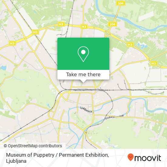 Museum of Puppetry / Permanent Exhibition map