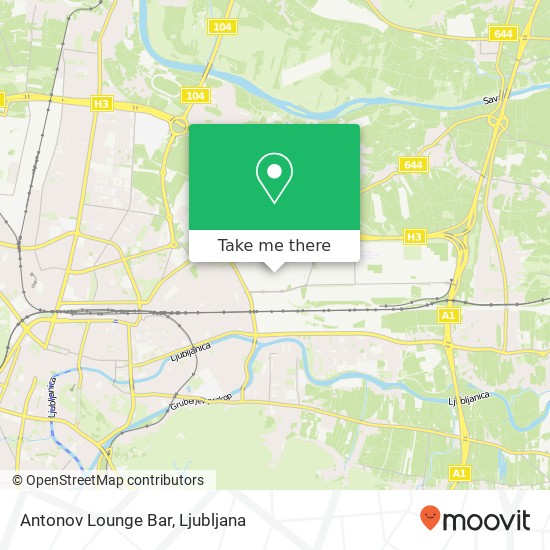 Antonov Lounge Bar map