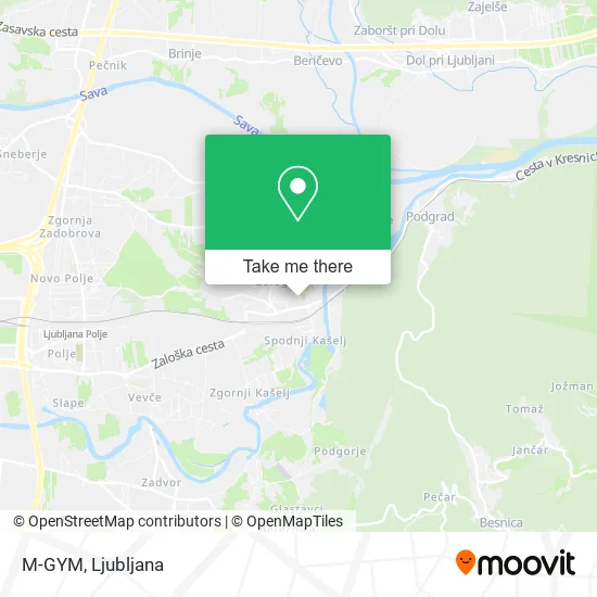 M-GYM map