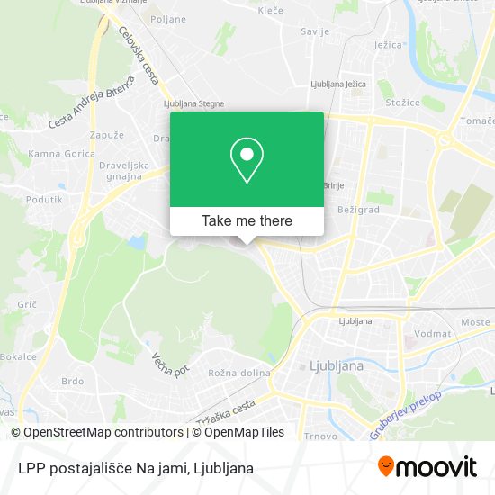 LPP postajališče Na jami map