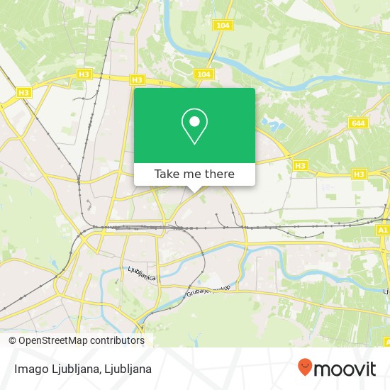 Imago Ljubljana map