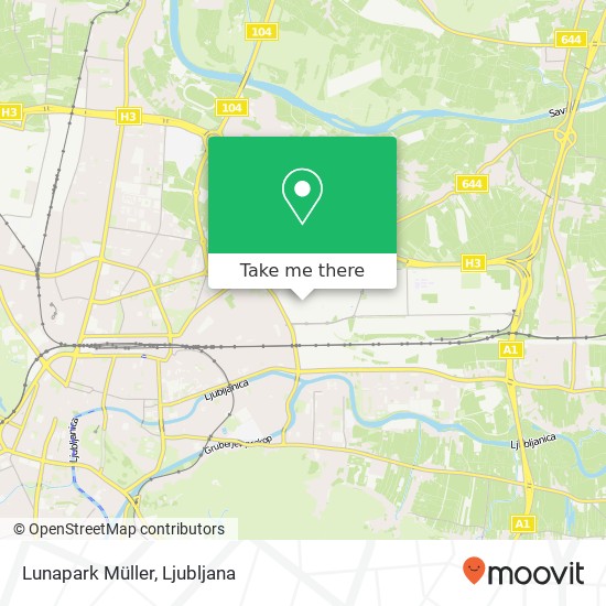 Lunapark Müller map