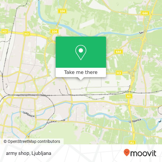 army shop map