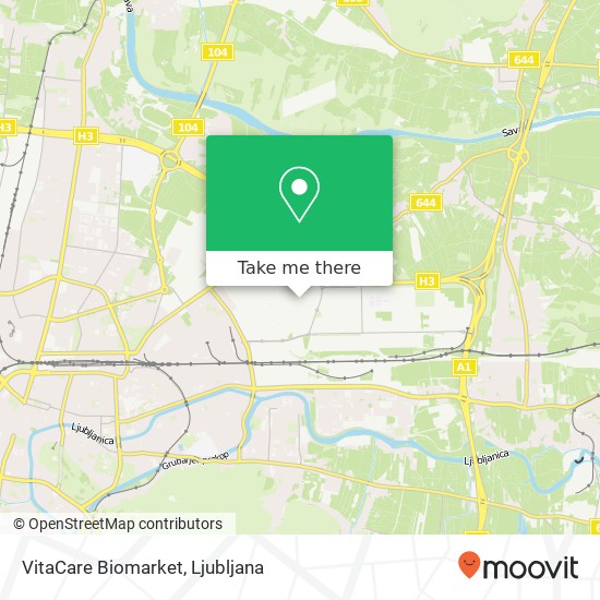 VitaCare Biomarket map