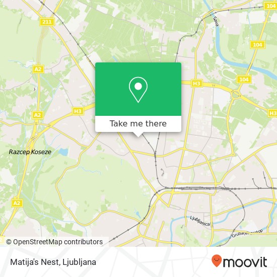 Matija's Nest map