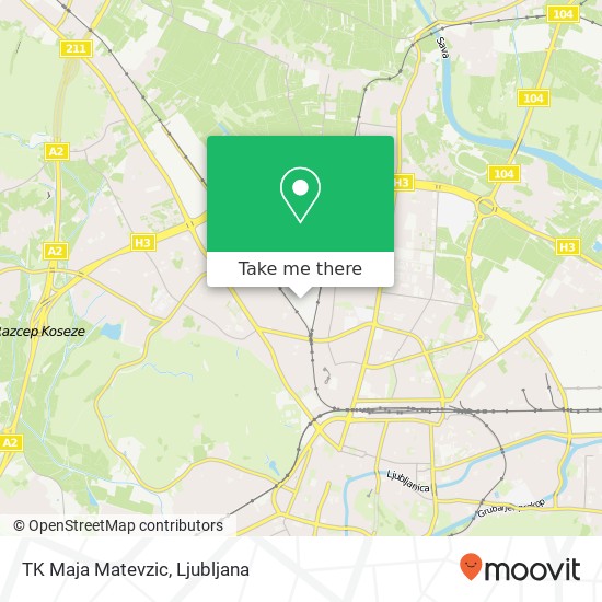 TK Maja Matevzic map
