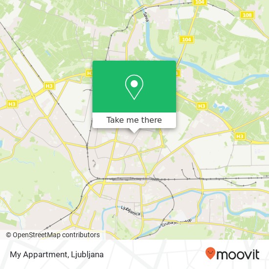My Appartment map