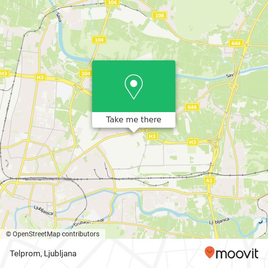 Telprom map