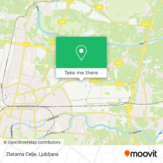 Zlatarna Celje map