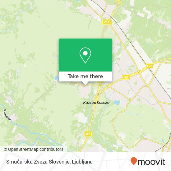 Smučarska Zveza Slovenije map
