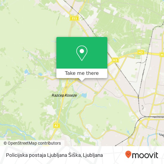 Policijska postaja Ljubljana Šiška map