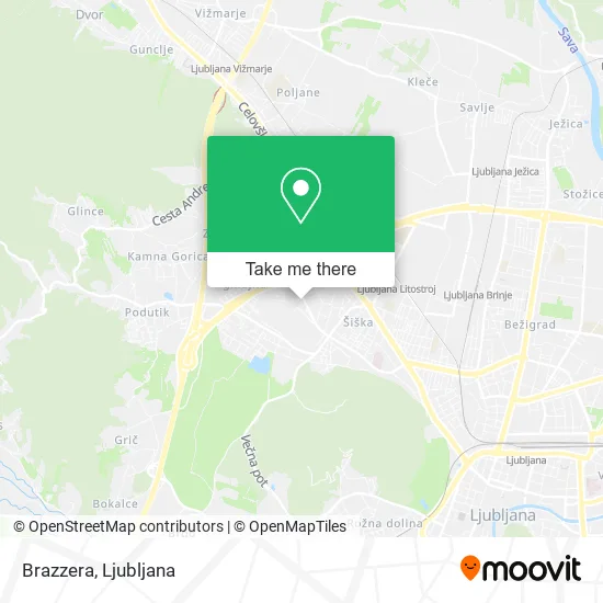 Brazzera map