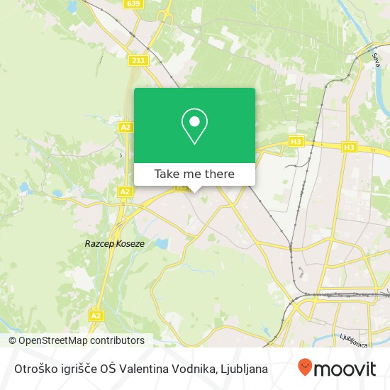 Otroško igrišče OŠ Valentina Vodnika map