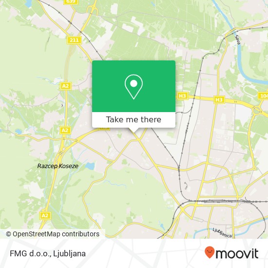 FMG d.o.o. map