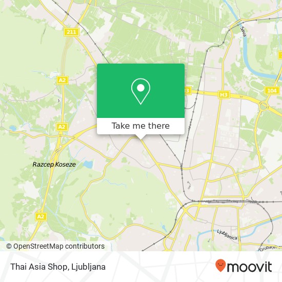 Thai Asia Shop map