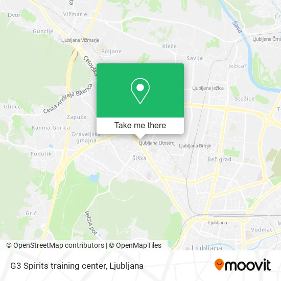G3 Spirits training center map