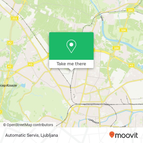 Automatic Servis map