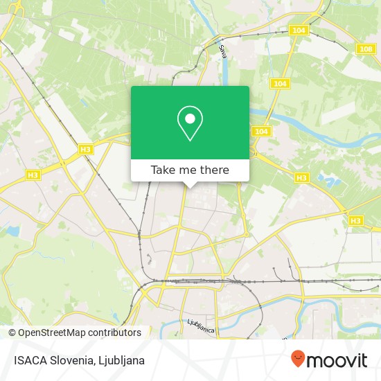 ISACA Slovenia map