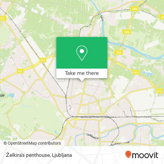 Želkira's penthouse map