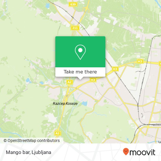 Mango bar map