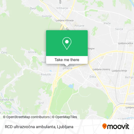 RCD ultrazvočna ambulanta map