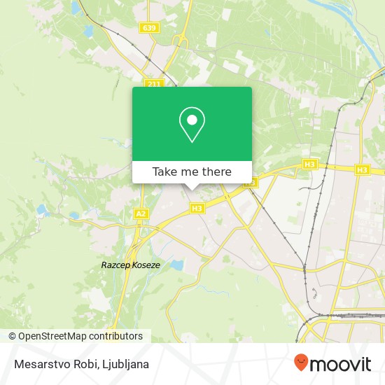 Mesarstvo Robi map