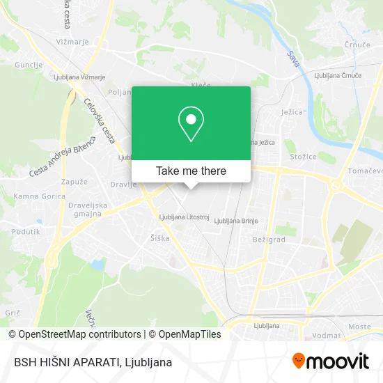 BSH HIŠNI APARATI map