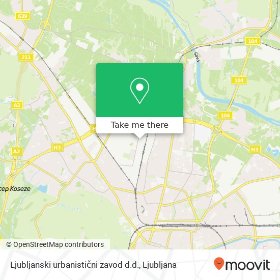 Ljubljanski urbanistični zavod d.d. map