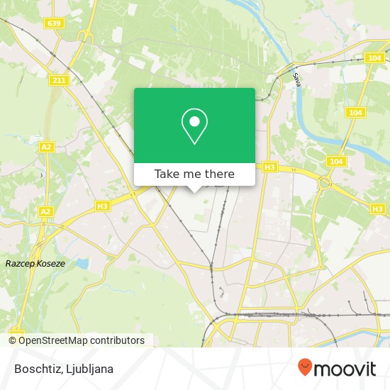 Boschtiz map