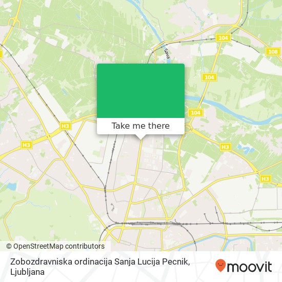 Zobozdravniska ordinacija Sanja Lucija Pecnik map