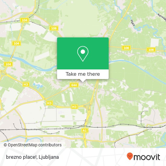 brezno place! map
