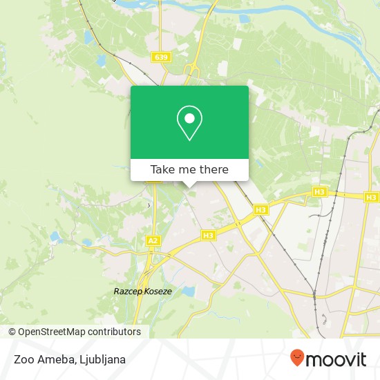 Zoo Ameba map