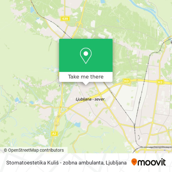 Stomatoestetika Kuliš - zobna ambulanta map