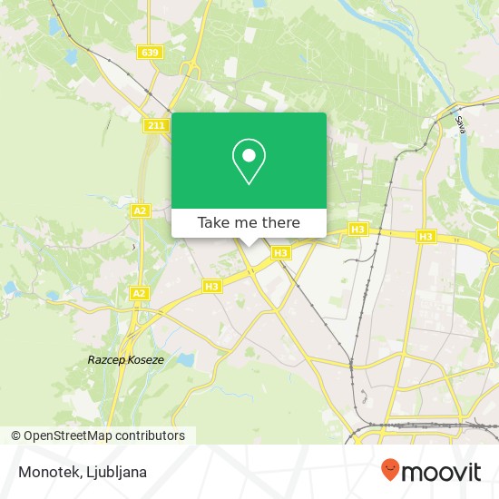 Monotek map