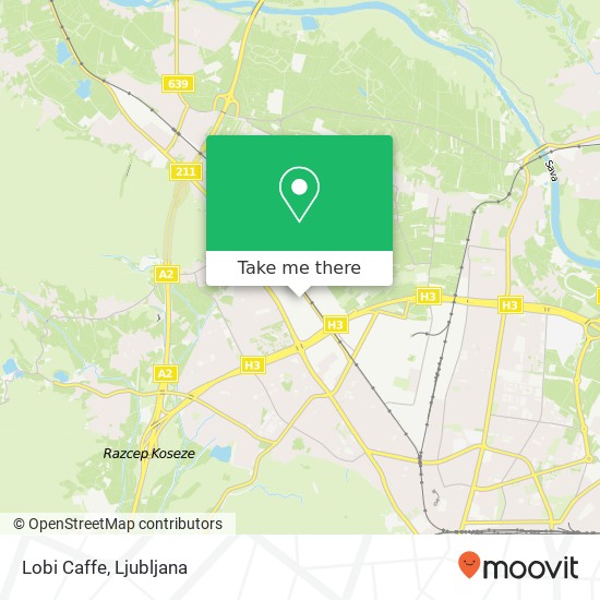Lobi Caffe map