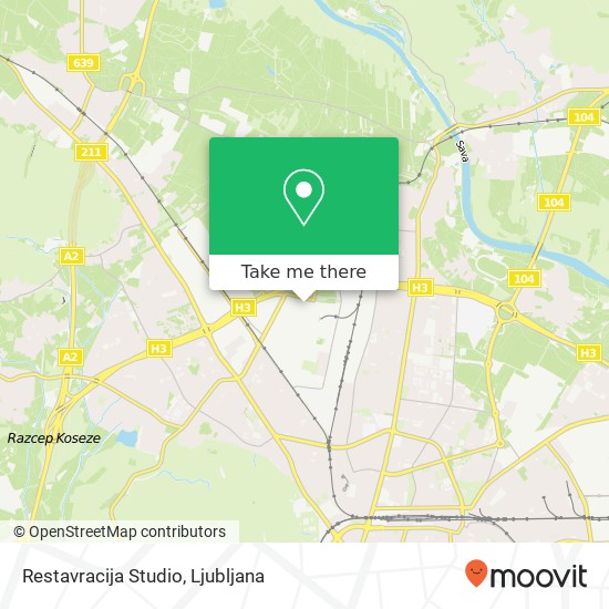 Restavracija Studio map