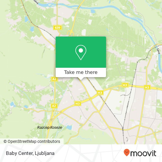 Baby Center map